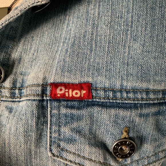 *FREE WITH PURCHASE — Distressed form fitting jean jacket from UK - Picture 5 of 8